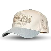 Vintage Western Trucker Hat | Men & Women | Country Cute Caps for Cowgirls Cowboys | Camo Denim Embroidered Cotton | Snapback