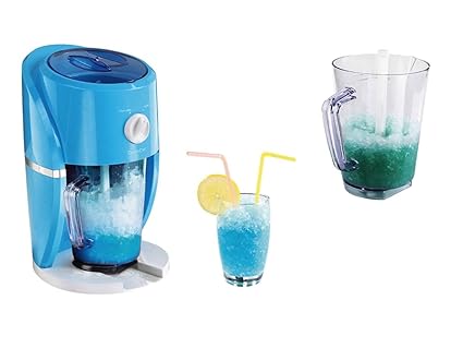 2in1 Slushy Maker Elektrischer Eiscrusher für Grobes und Feines Eis (Slush-Ice-Maker, Eismaschine, Crushed-Eis-Maschine, Slus