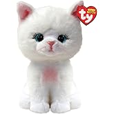 TY Beanie Boos - Amelia the Big Blue Eyes Cat and Glitter - The Plush with Big Sparkly Eyes - 15 cm - T37377