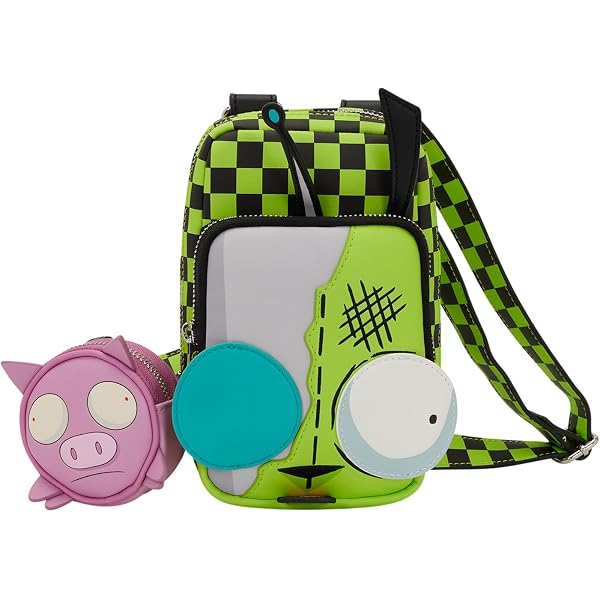 Amazon.com | Concept One Invader Zim Mini Backpack, GIR and Pig