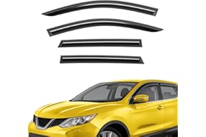 AEROGUYS Extra Durable Window Deflectors Tape-On Window Visors Rain Guards Fit for Nissan Rogue Sport 2017-2022, Sun Visors, Wind VentVisors, Window Vent Shades, Exterior Car Accessories - 4 pcs. AG0104