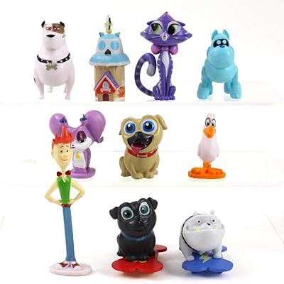 Set of 12 PVC Figures featuring Puppy Dog Pals Pug Nepal Ubuy