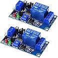 ANMBEST 2PCS DC 12v Delay Relay Switch Turn On Off Switch Module with Time Timer Timing Adjustable Potentiometer LED Indicator Display