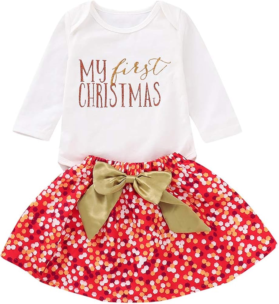 baby's first christmas dress