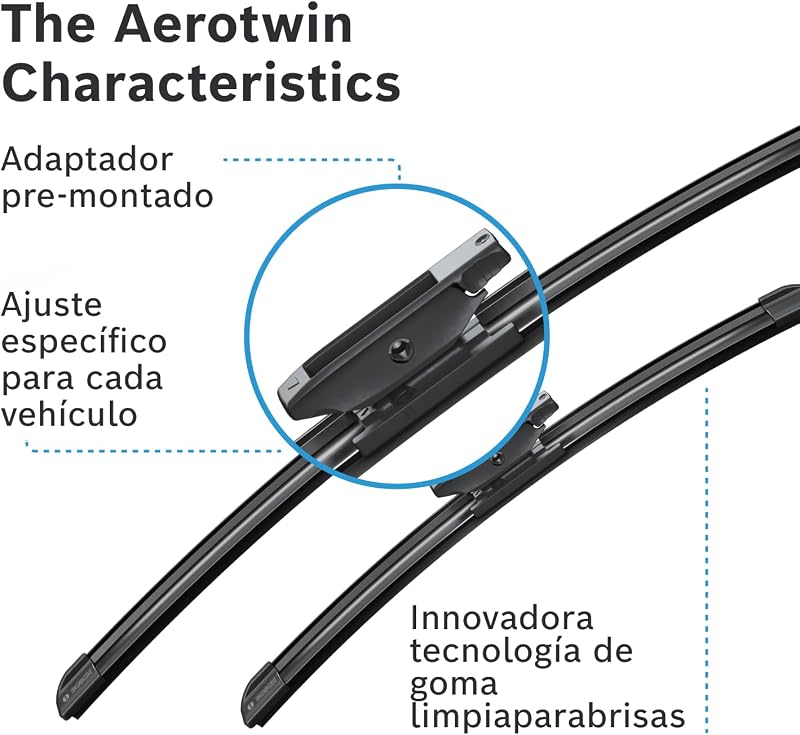 Aerotwin eA 012 S Limpiaparabrisas Frontal 500 mm / 360 mm