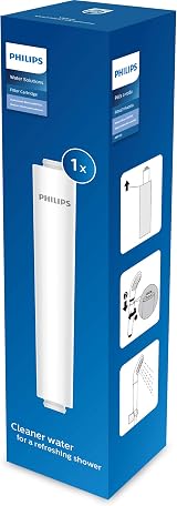 Philips Shower Head Replacement Filter 1 Pack AWP105/10 White view 1
