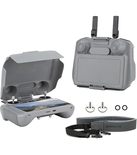 Akozon RC Sun Hood Protector für 4 Pro RC PRO2 Drone Screen Cover 2-in