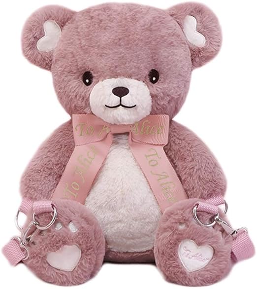 pink bear backpack