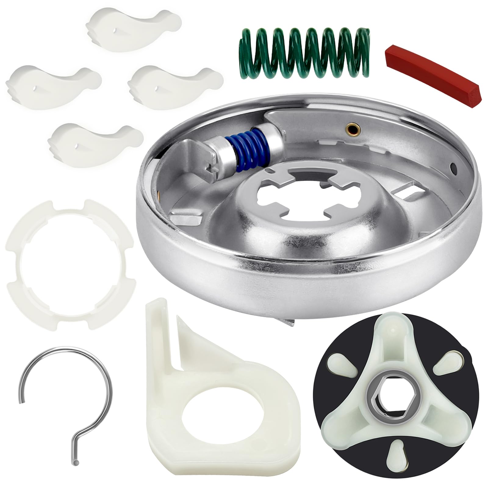 Photo 1 of ???? ???????? 285785 Washer Clutch Assembly Kit & 285753A Motor Coupling Kit & 4x80040 Washer Clutch Kit with Agitator Dogs by puxyblue Fit for Whirl-pool Ken-more Washers