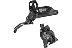 SRAM Maven Silver Front Brake Front Post Mount 4-Piston Aluminum Lever SS Hardware