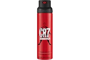 CR7 Cristiano Ronaldo - Eau De Toilette Cologne Scent for Men - Woody, Musky Scent with Lavender, Cardamom, Tobacco, and Cedar - From Cristiano Ronaldo’s Original Men’s Fragrance Collection - 6.8 oz