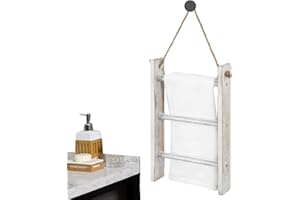 Blanket Ladder - Blanket Hanging Stand, Blanket Display Shelf | Stylish and Functional Blanket Display Ladders Perfect for Ho