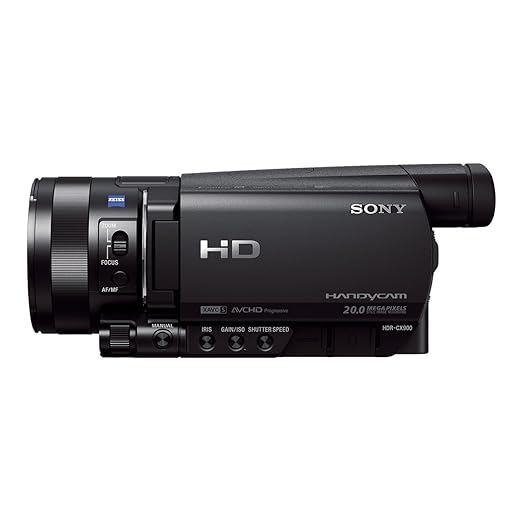 title=Sony HDR-CX900E Videocamera Handycam, Sensore CMOS Exmor R da 1"