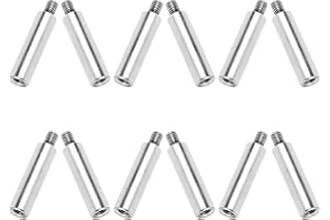 TIDTALEO 12pcs Music Box Extension Bars DIY Accessories Clockwork Spindle Rod Repair Parts Longer Stem