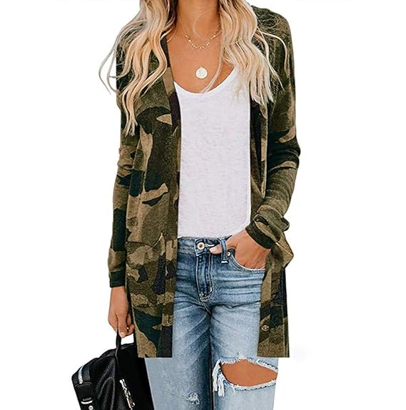 long camo duster