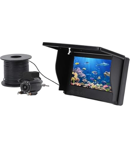 Colitt HD Underwater Fishing Camera, Waterproof Portable 360-Degree Fish Finder With Night Vision Real-Time Viewing Fish Camera For Fishing Gear, Baiting, And Catching Fish