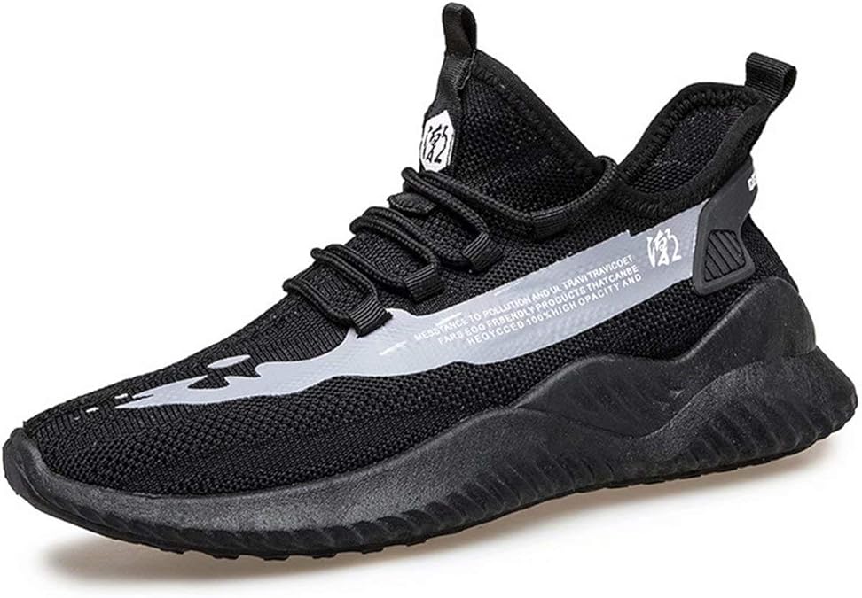 Men's Trainers Road Running Shoes Casual Mesh Athletic Sneakers for Gym