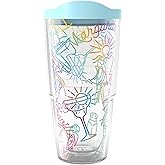 Tervis Margaritaville - Dorsal Made in USA Double Walled Insulated Tumbler Travel Cup Keeps Drinks Cold & Hot, 24oz, Classic