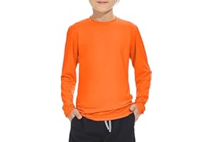 CULACCINO Boys Rash Guard Swim Shirt Long Sleeve UPF 50+ Sun Protection Shirt Toddler Quick Dry Rash Guard Swimming Shirt