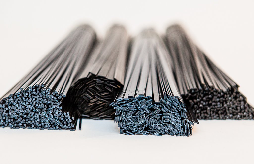 Plastic Welding Rods Starter + Reinforcing Mesh Mix ABS, PP, HDPE, PP