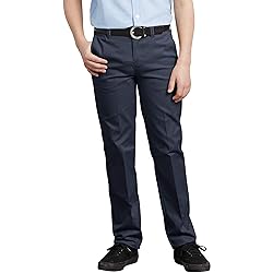 Dickies Khaki Big Boys' Flex Waist Slim Stretch