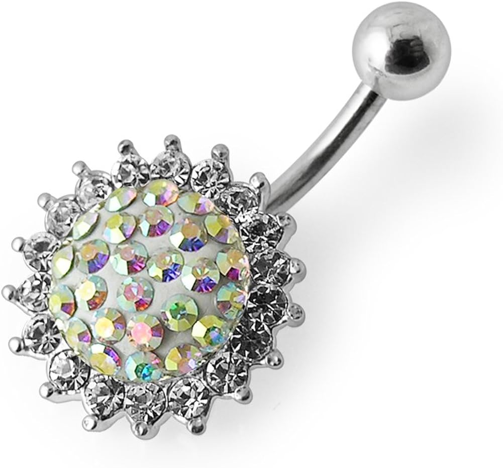 SoulCats® Piercing All'ombelico Piercing Banana Con La Sfera Di - Foto 8