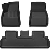 TAPTES Floor Mats for Tesla Model 3 2017-2025 2026, Premium All Weather Anti-Slip Waterproof Floor Liners Car Interior Accessories - for Model 3 Highland 2025 2024 2023 2022 2021 2020 2019 2018 2017