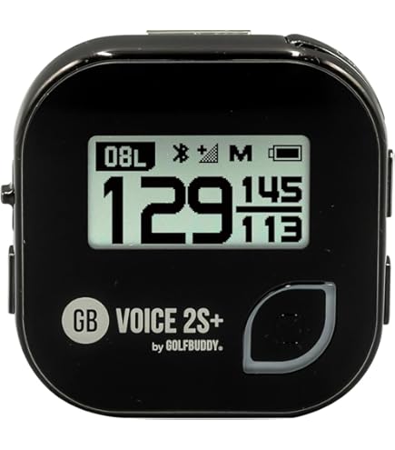 Amazon.com: GolfBuddy Voice 2S+ Talking GPS Golf Rangefinder Black