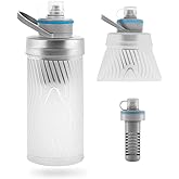 Collapsible Water Bottle with Filter for Travel,Portable Water Filter Camping,Water Purifier Bottle for Camping Hiking Cycling Outdoor Sports
