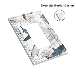 Cuitxrac Dolphin Single Rocker Light Switch Cover