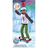 The Elf on the Shelf MagiFreez Holly Jolly Ollie Skateboard Set for Your Scout Elf - Includes Magical Standing Pants, elf- Si