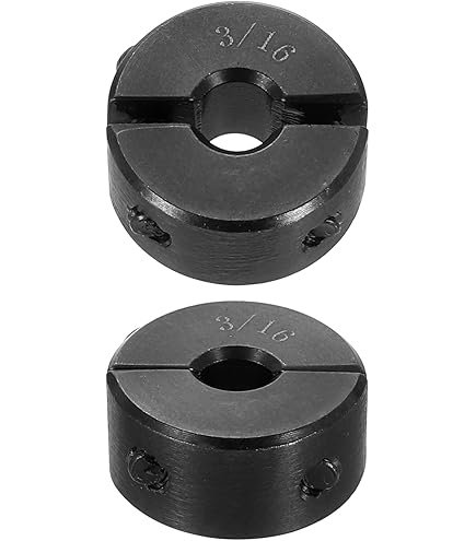 3/16" Set Screw Shaft Collars – Zinc Plated (Qty 4) – SUMMIT COLLARS CZ-18-4, Free Shipping
