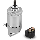 EvTok Starter Motor with Relay | Compatible with Kawasaki ATV Brute Force 750/ 650, UTV KRF750/ KRT750/ KRF800/ KRT800, Replace 21163-0037 SMU0280