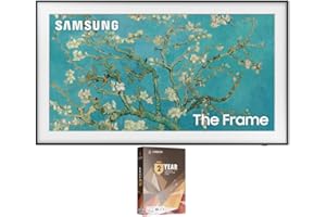 Samsung QN32LS03CBFXZA 32 Inch The Frame QLED Smart TV with Art Mode and 2 Year Amber Protection Plan (2023)
