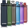 Opard Sports Water Bottle, 20 Oz BPA Free Non-Toxic Tritan Plastic Water Bottle with Leak Proof Flip Top Lid for Gym Yoga Fit