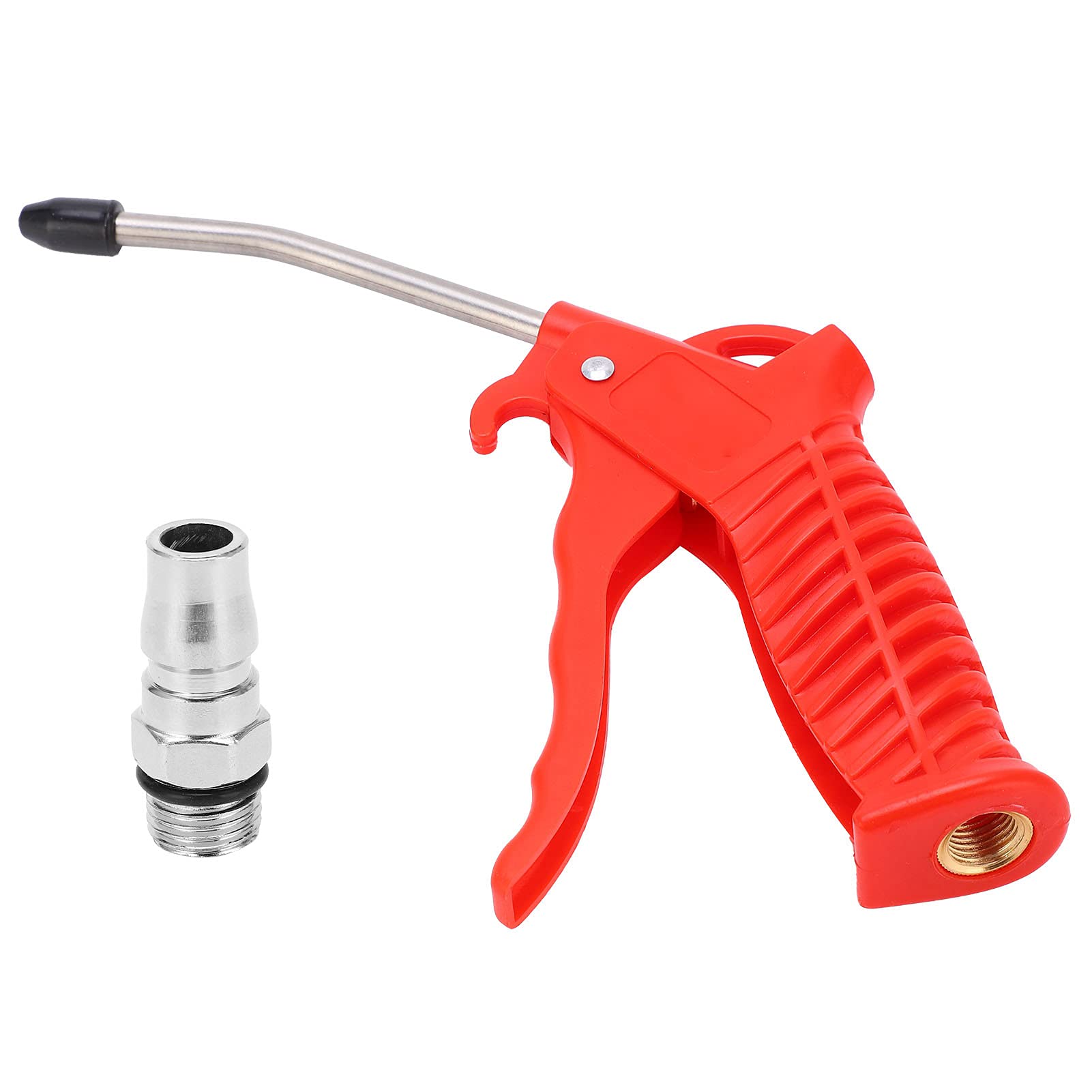 Air Blow Gun High Pressure Copper Core Air Trigger Blow Gun Plastic Pneumatic Plastic Compressor Flow Nozzle Duster Red Air Blower Cleanning Tool