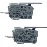LONYE 6600JB3001C Refrigerator Dispenser Switch Replacement for LG Refrigerator SZM-V01-2FA-33 PS3529276(Normally Open)(Pack of 2)