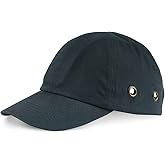 Safety Bump Cap Baseball Hat Style Lightweight Head Protection Cap Hard Hat for Men Women (Classic Navy)
