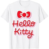 Hello Kitty Signature Logo Tee Shirt T-Shirt