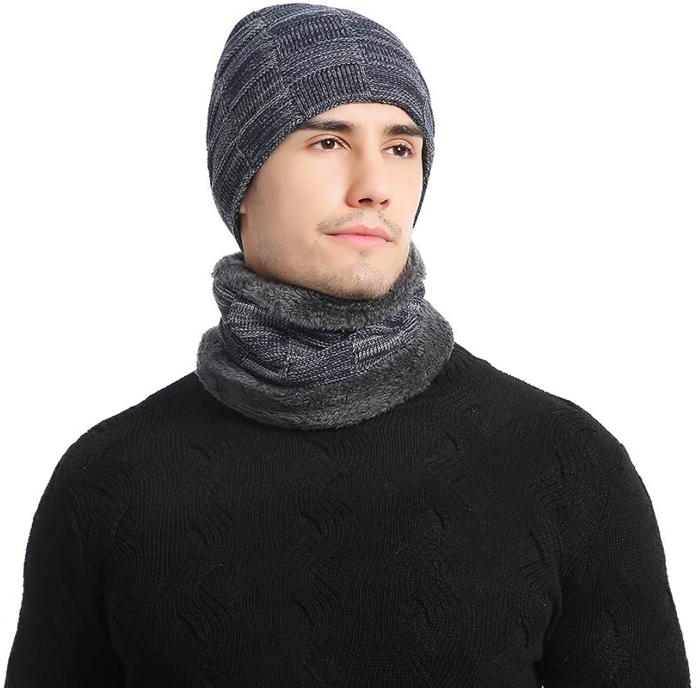 winter hat and glove set