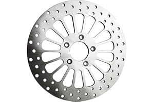 Vanlison 11.5" Front Brake Rotor Disc Compatible with Harley Sportster Touring Dyna Early Super Glide Softail Motorcycle Brak