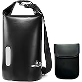 DORIDOMI Faraday Bags 11L Set, Waterproof EMP Bag, Military Grade Faraday bag, RFID Signal Blocking Shield Bag, Large Dry Bag for Phones & Laptops Security, Protect Data Devices From Hacking