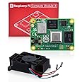 Raspberry Pi Compute Module 4 with CM4 heatsink PWM Fan, CM4 8GB RAM 32GB eMMC Single Board 64-Bit Quad-Core Processor Bluetooth 5.0 Dual-Band WiFi (CM4108032)