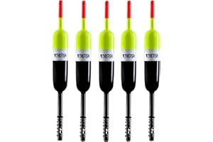 THKFISH Fishing Bobbers Fishing Floats and Bobbers Slip Bobbers for Fishing Balsa Floats Crappie Fishing Bobbers (1.5"X0.59"X