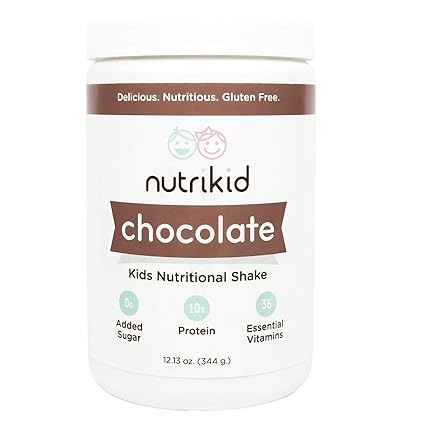 Amazon Com Kids Protein Shake Nutritional Chocolate Superfood Powder With Essential Vitamins Fiber Digestive Enzymes Toddler Nutrition Drink Boost Growth Bone Health Brain Development 12 13oz Grocery Gourmet Food