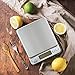 Gosund Portable Digital Kitchen Scale for Jewelry Backlit Display Refined Accuracy 0.1g/0.005oz Maximum Weight 3000g/105.82oz Stainless Steel (Silver)
