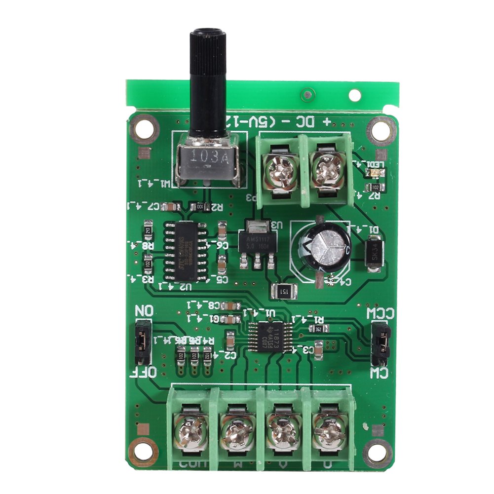 Hilitand Brushless Motor Driver Board, 9V-12V DC, Sensorless Motor Control Board Controller for Hard Disk Drive, Part Number: Hilitandir90tkxd8z