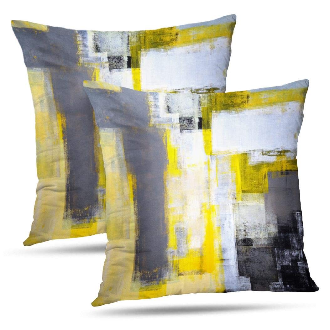 Best Home Decor Pillows Black Yellow
