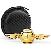 Golden Fidget Spinner Toy Cake Topper Decor, Finger Hand Spinners for Kid Adult, Fingertip Gyro Stress Anxiety Relief Toys Gift Easter Egg Filler Party Favor