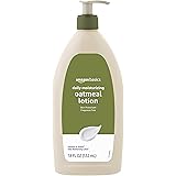 Amazon Basics Daily Moisturizing Oatmeal Body Lotion and Skin Protectant, Fragrance Free, 18 Fluid Ounces, Pack of 1